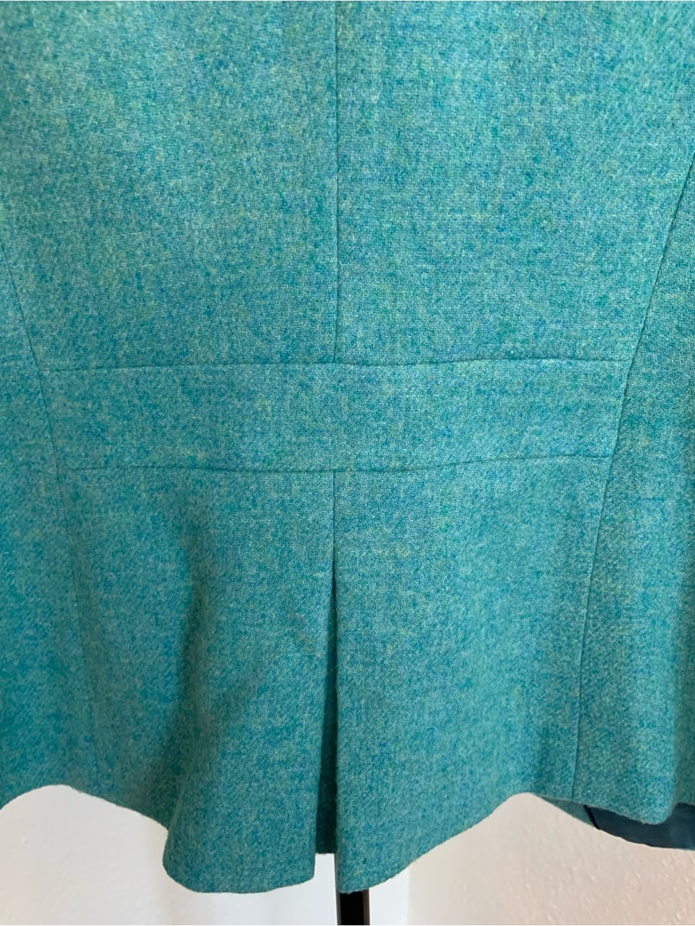 Talbots Teal Wool-Blend Women’s Blazer Classic Tailored Jacket - Picture 11 of 16